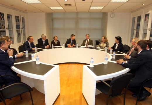 A Xunta mantén unha xuntanza cos representantes do consello galego de Economistas e Titulados Mercantís